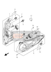 Lampe combinée avant (AN400 E19)